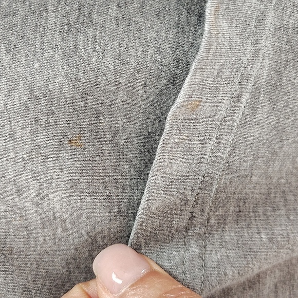 Duluth Trading Co Pullover Mens Cotton Shirt Size 2XL Long Tail Gray Read Below - Picture 2 of 6